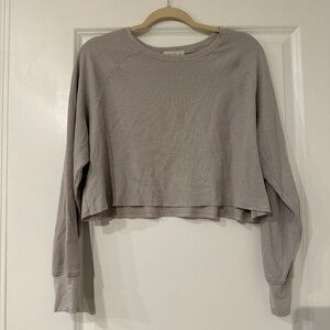Em and Elle Long - Sleeve Crop Top